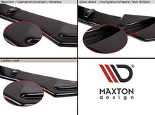 Laden Sie das Bild in den Galerie-Viewer, Maxton Design Front Ansatz passend für Audi A5 8T schwarz Hochglanz