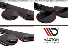 Laden Sie das Bild in den Galerie-Viewer, Maxton Design Heck Ansatz Flaps Diffusor passend für Audi S3 / A3 S-Line 8V FL Limousine schwarz Hochglanz