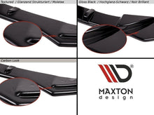 Laden Sie das Bild in den Galerie-Viewer, Maxton Design Heck Ansatz Flaps Diffusor passend für Diffusor passend für AUDI TT MK2 RS schwarz Hochglanz schwarz Hochglanz