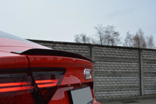 Laden Sie das Bild in den Galerie-Viewer, Maxton Design Spoiler CAP passend für AUDI A7 S-LINE (FACELIFT) schwarz Hochglanz