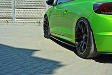 Laden Sie das Bild in den Galerie-Viewer, Maxton Design Seitenschweller Ansatz passend für VW SCIROCCO R schwarz Hochglanz