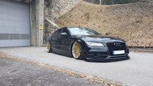 Laden Sie das Bild in den Galerie-Viewer, Maxton Design Front Ansatz passend für V.2 Audi A7 Mk1 S-Line schwarz Hochglanz
