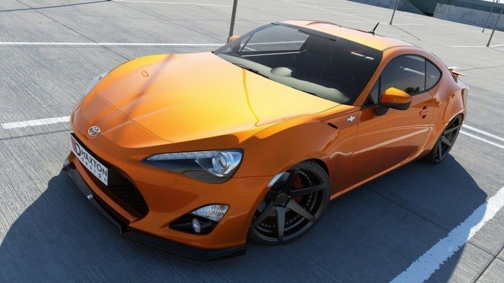 Maxton Design Front Ansatz passend für TOYOTA GT86 schwarz Hochglanz