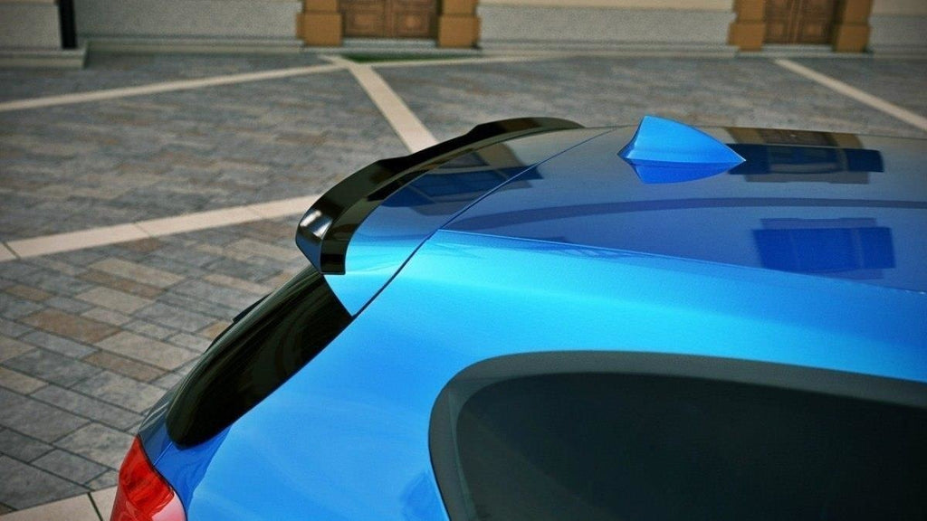 Maxton Design Spoiler CAP passend für BMW 1er F20/F21 M-Power schwarz Hochglanz