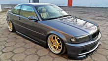 Laden Sie das Bild in den Galerie-Viewer, Maxton Design Seitenschweller Ansatz passend für BMW 3er E46 M Paket COUPE schwarz Hochglanz