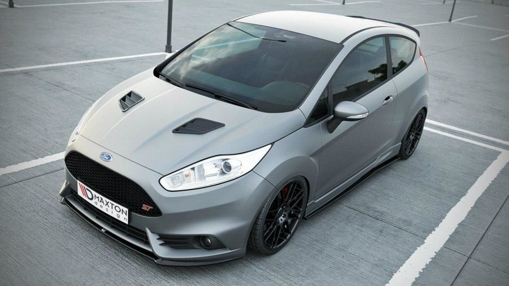 Maxton Design Front Ansatz passend für (Cupra) Ford Fiesta ST Mk7 FL schwarz Hochglanz