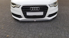 Laden Sie das Bild in den Galerie-Viewer, Maxton Design Front Ansatz passend für V.2 Audi S6 / A6 S-Line C7 schwarz Hochglanz