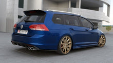 Laden Sie das Bild in den Galerie-Viewer, Maxton Design Spoiler CAP passend für VW GOLF 7 R VARIANT schwarz Hochglanz
