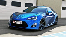 Laden Sie das Bild in den Galerie-Viewer, Maxton Design Seitenschweller Ansatz passend für TOYOTA GT86 schwarz Hochglanz