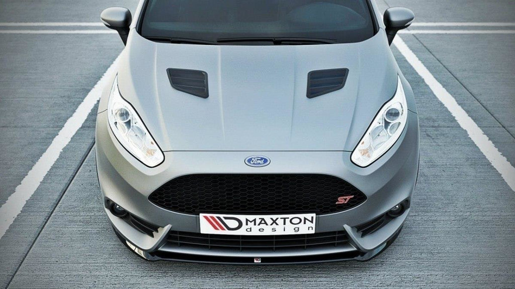 Maxton Design Front Ansatz passend für (Cupra) Ford Fiesta ST Mk7 FL schwarz Hochglanz