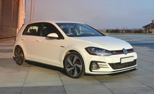 Laden Sie das Bild in den Galerie-Viewer, Maxton Design Front Ansatz passend für VW GOLF 7 GTI FACELIFT V.1 schwarz Hochglanz