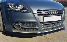 Laden Sie das Bild in den Galerie-Viewer, Maxton Design Front Ansatz passend für V.1 Audi TT S Mk2 (8J) schwarz Hochglanz