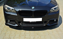 Laden Sie das Bild in den Galerie-Viewer, Maxton Design Front Ansatz passend für V.2 BMW 5er F10/F11 M Paket schwarz Hochglanz