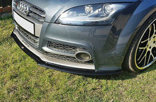 Laden Sie das Bild in den Galerie-Viewer, Maxton Design Front Ansatz passend für V.1 Audi TT S Mk2 (8J) schwarz Hochglanz