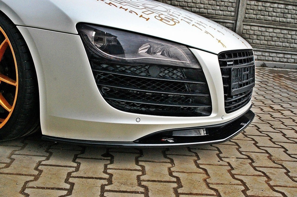 Maxton Design Front Ansatz passend für Audi R8 Mk.1 schwarz Hochglanz