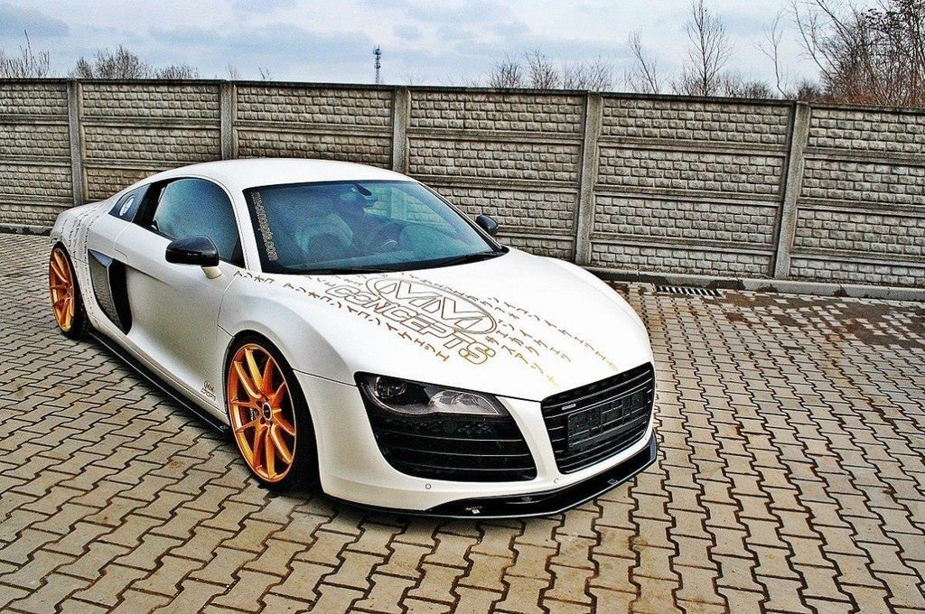 Maxton Design Seitenschweller Ansatz passend für Audi R8 Mk.1 schwarz Hochglanz