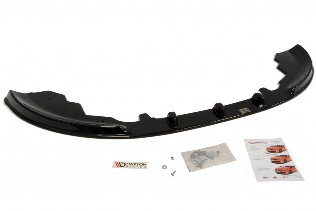 Maxton Design Front Ansatz passend für Ford Fiesta Mk7 schwarz Hochglanz