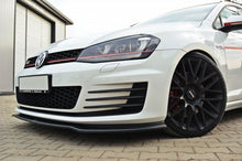 Laden Sie das Bild in den Galerie-Viewer, Maxton Design Front Ansatz passend für V.2 VW Golf 7 GTI  schwarz Hochglanz