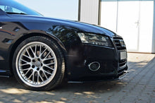 Laden Sie das Bild in den Galerie-Viewer, Maxton Design Front Ansatz passend für Audi S5 / A5 S-Line 8T schwarz Hochglanz