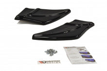 Laden Sie das Bild in den Galerie-Viewer, Maxton Design Heck Ansatz Flaps Diffusor passend für v.2 VW GOLF 7 R schwarz Hochglanz