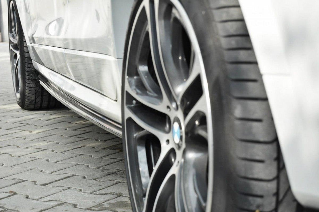 Maxton Design Seitenschweller Ansatz passend für BMW X4 M Paket schwarz Hochglanz