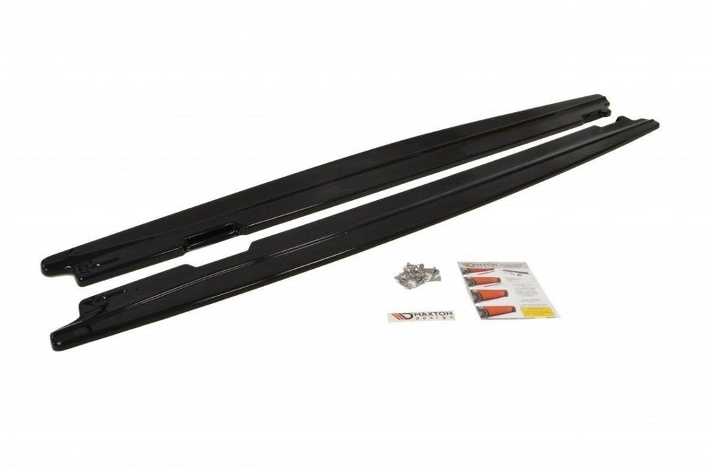 Maxton Design Seitenschweller Ansatz passend für BMW 5er E60/61 M Paket schwarz Hochglanz