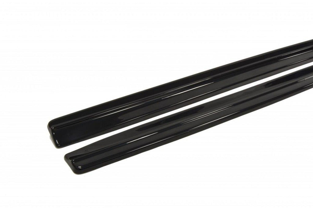 Maxton Design Seitenschweller Ansatz passend für Audi RS6 C6 schwarz Hochglanz