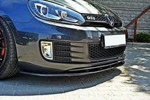 Laden Sie das Bild in den Galerie-Viewer, Maxton Design Front Ansatz passend für VER.2 VW GOLF 6 GTI schwarz Hochglanz