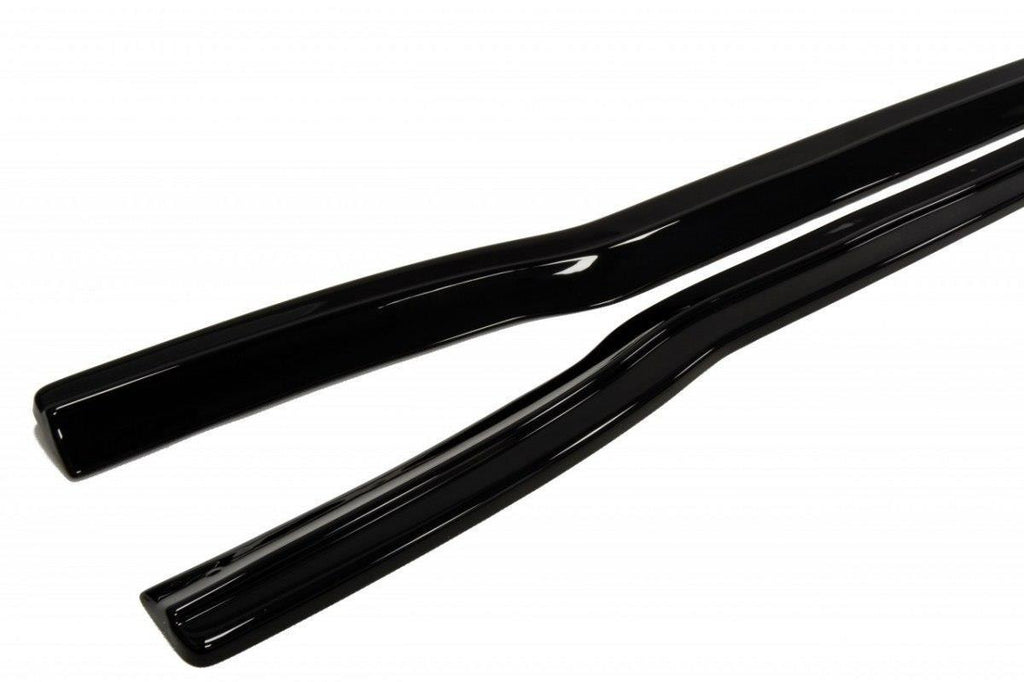 Maxton Design Seitenschweller passend für Diffuser Ford Focus RS Mk2 schwarz Hochglanz