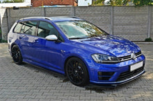 Laden Sie das Bild in den Galerie-Viewer, Maxton Design Seitenschweller Ansatz passend für VW GOLF 7 R HATCHBACK & Kombi schwarz Hochglanz