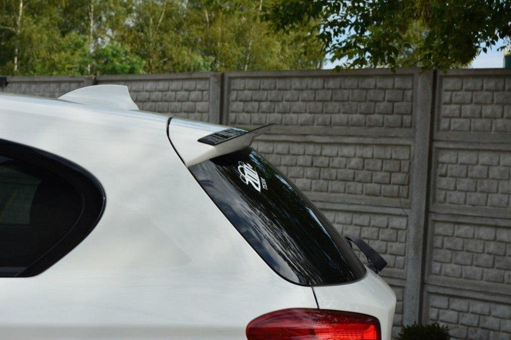 Maxton Design Spoiler CAP passend für BMW 1er F20/F21 M-Power schwarz Hochglanz