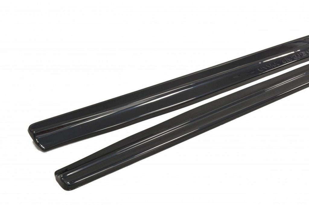 Maxton Design Seitenschweller Ansatz passend für MERCEDES CL-KLASSE C215 schwarz Hochglanz