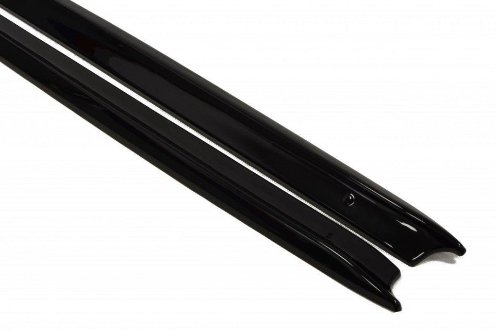 Maxton Design Seitenschweller Ansatz passend für Audi RS6 C5 schwarz Hochglanz