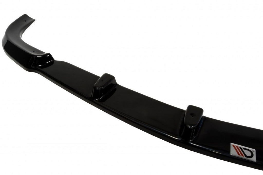 Maxton Design Front Ansatz passend für MERCEDES SLK R170 schwarz Hochglanz