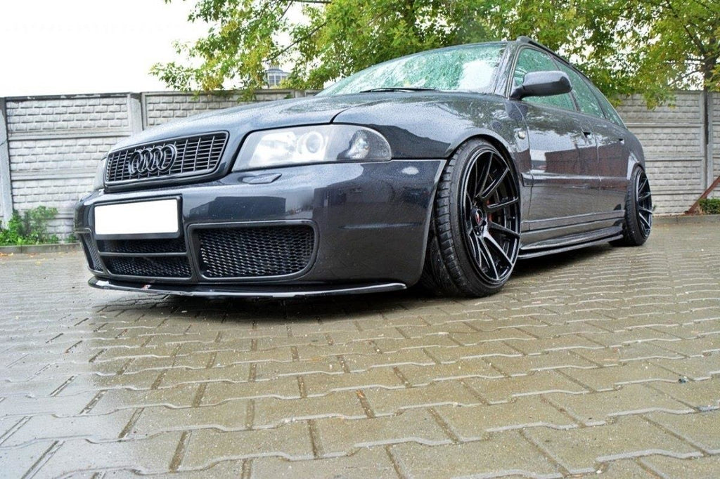 Maxton Design Front Ansatz passend für AUDI S4 B5 schwarz Hochglanz
