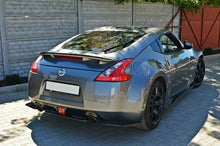 Laden Sie das Bild in den Galerie-Viewer, Maxton Design Mittlerer Diffusor Heck Ansatz passend für Nissan 370Z schwarz Hochglanz