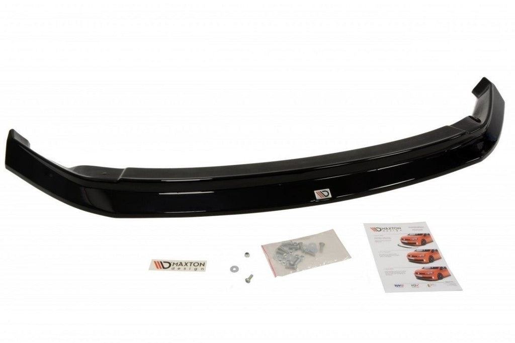 Maxton Design Front Ansatz passend für Nissan 370Z schwarz Hochglanz