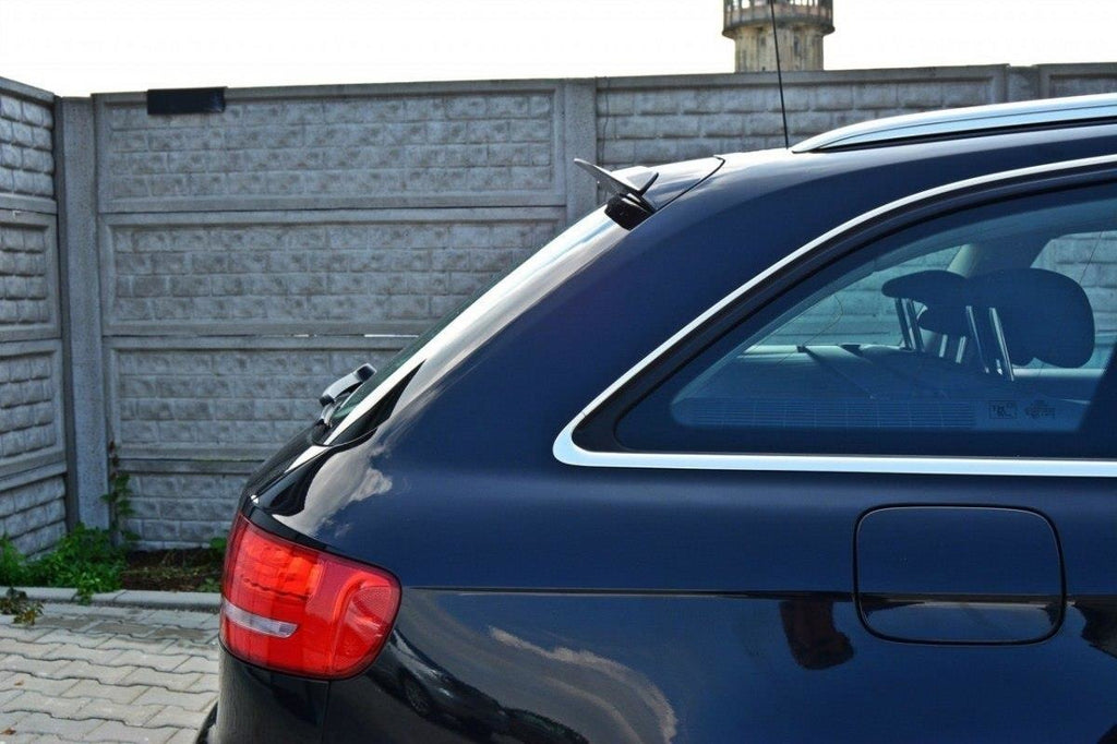 Maxton Design Spoiler CAP passend für Audi A4 B8 / B8 FL Avant schwarz Hochglanz