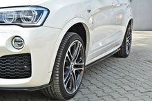 Laden Sie das Bild in den Galerie-Viewer, Maxton Design Seitenschweller Ansatz passend für BMW X4 M Paket schwarz Hochglanz