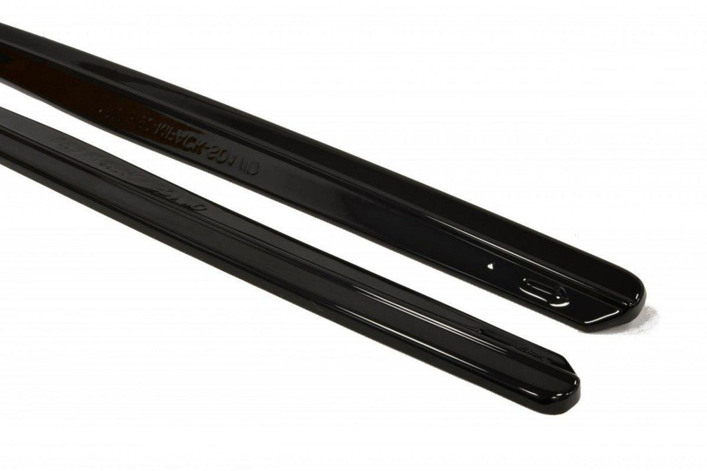 Maxton Design Seitenschweller Ansatz passend für BMW 3er E92 M Paket schwarz Hochglanz