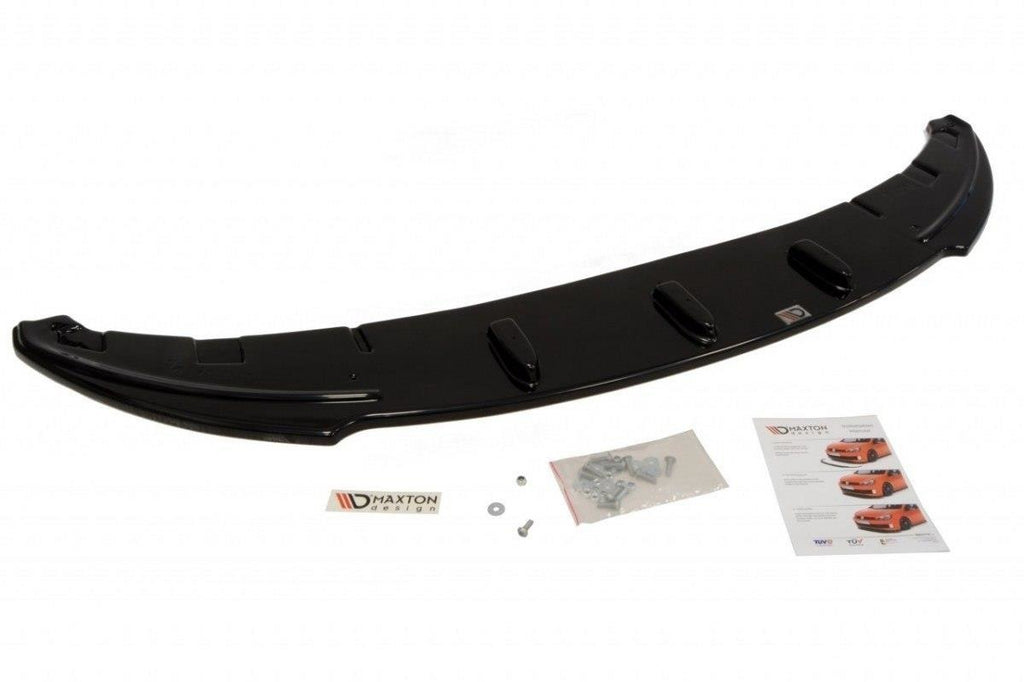 Maxton Design Front Ansatz passend für BMW 1er E81 / E87 Facelift schwarz Hochglanz