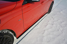 Laden Sie das Bild in den Galerie-Viewer, Maxton Design Seitenschweller Ansatz passend für BMW 3er F30 schwarz Hochglanz
