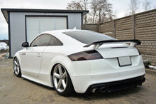 Laden Sie das Bild in den Galerie-Viewer, Maxton Design Mittlerer Diffusor Heck Ansatz passend für Audi TT S 8J DTM LOOK schwarz Hochglanz