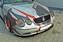 Laden Sie das Bild in den Galerie-Viewer, Maxton Design Front Ansatz passend für MERCEDES CL-KLASSE C215 schwarz Hochglanz
