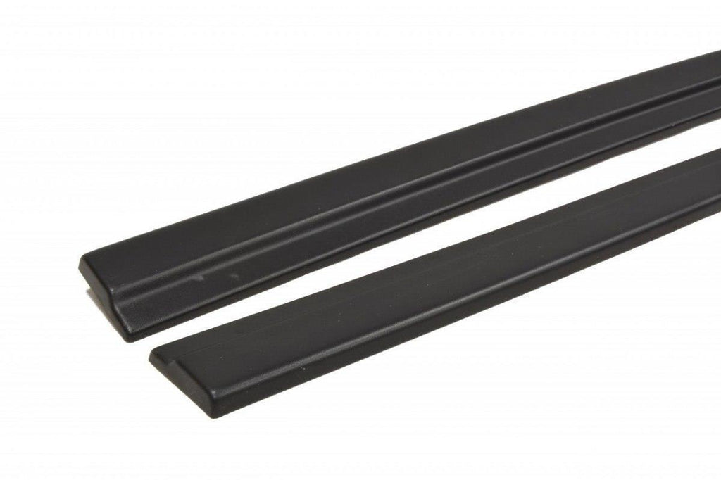 Maxton Design Seitenschweller Ansatz passend für Audi S7 / A7 S-Line C7 FL schwarz Hochglanz