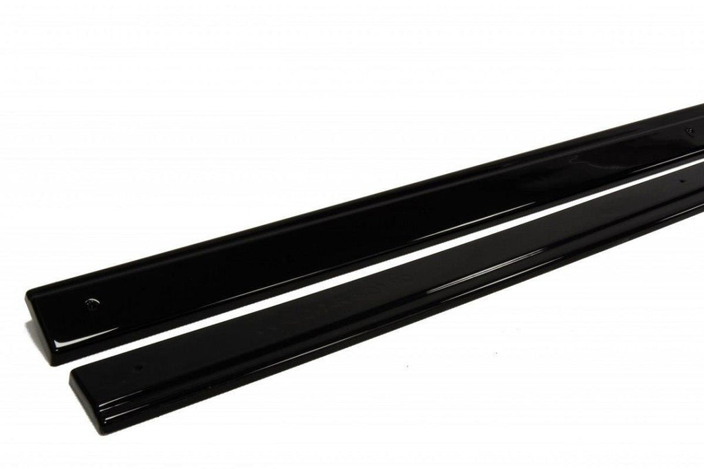 Maxton Design Seitenschweller Ansatz passend für VW GOLF 7 R HATCHBACK & Kombi schwarz Hochglanz