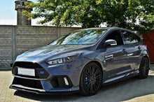 Laden Sie das Bild in den Galerie-Viewer, Maxton Design Front Ansatz passend für V.4 Ford Focus RS Mk3 schwarz Hochglanz