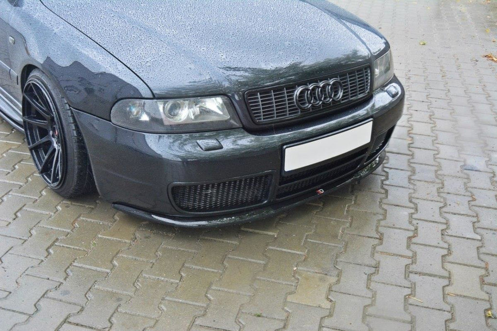 Maxton Design Front Ansatz passend für AUDI S4 B5 schwarz Hochglanz