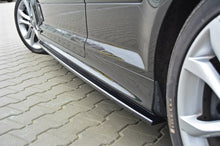Laden Sie das Bild in den Galerie-Viewer, Maxton Design Seitenschweller Ansatz passend für Audi S3 8P / S3 8P FL / RS3 8P schwarz Hochglanz