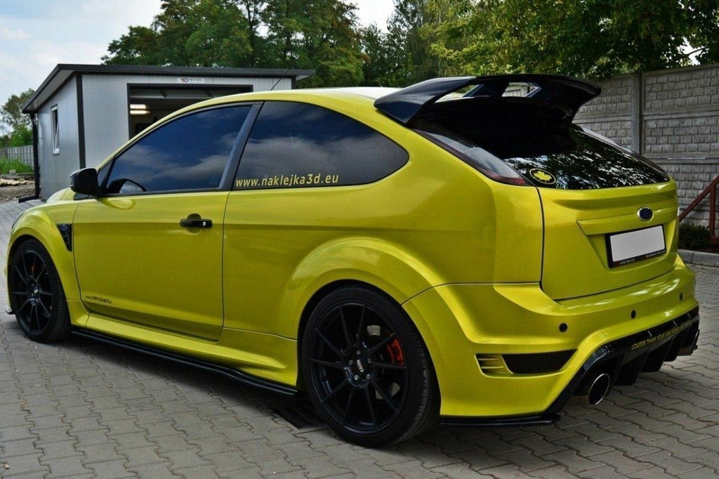 Maxton Design Seitenschweller passend für Diffuser Ford Focus RS Mk2 schwarz Hochglanz